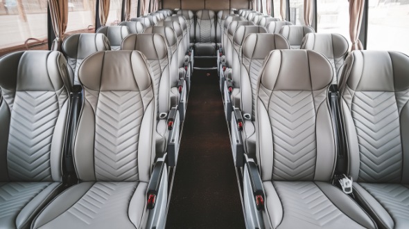 55 passenger charter bus interior