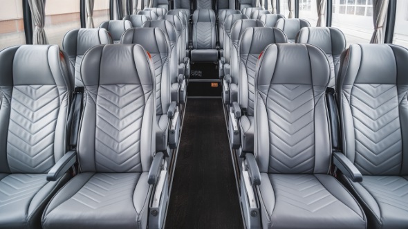 56 passenger charter bus interior 1