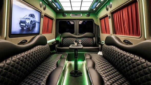 brooklyn party bus rental inside